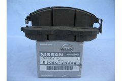 Колодки тормозные дисковые для NISSAN TIIDA Наклонная задняя часть (C13) 1.6 DIG-T 2015-, код двигателя MR16DDT, V см3 1618, кВт 140, л.с. 190, бензин, NISSAN D1060JN00A